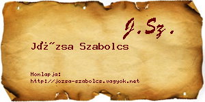 Józsa Szabolcs névjegykártya